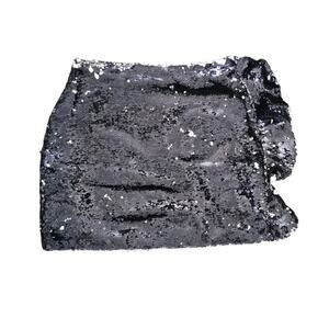 h:ours black sequin skirt